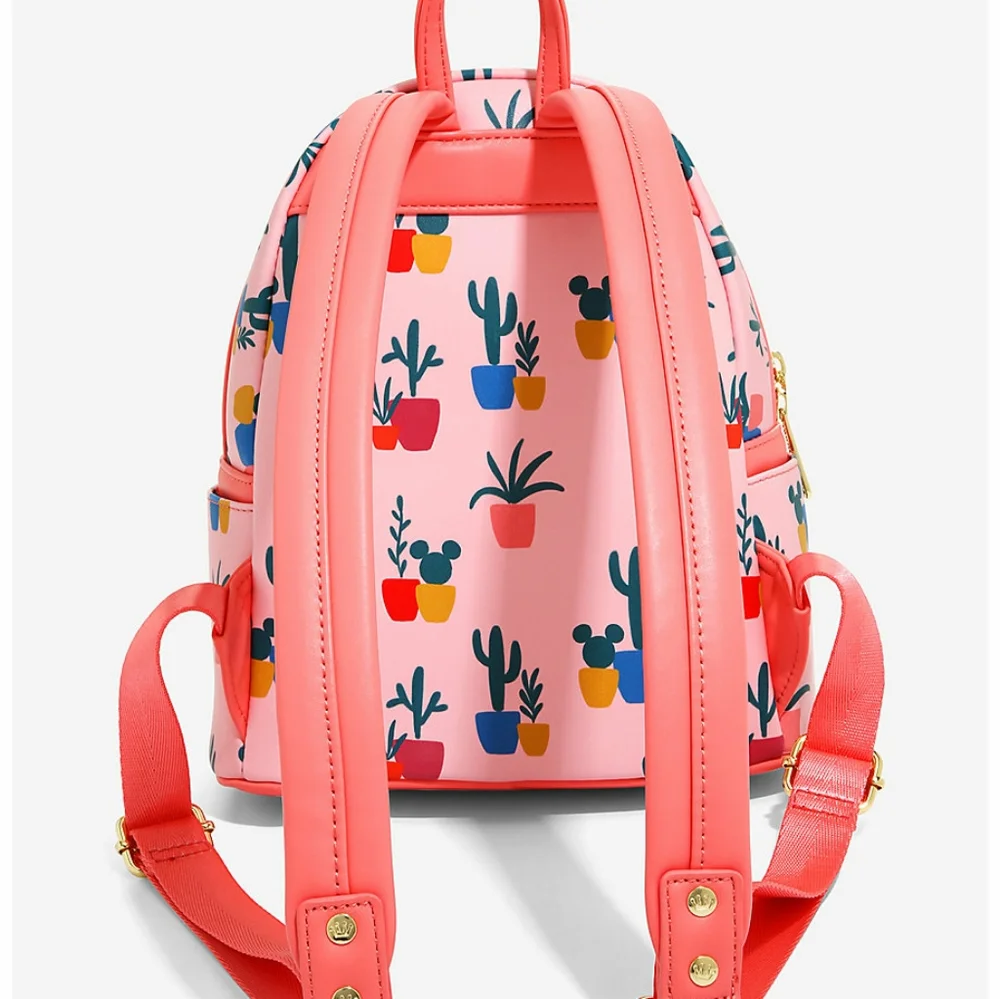 Loungefly Disney Mickey Cactus mini backpack and cardholder